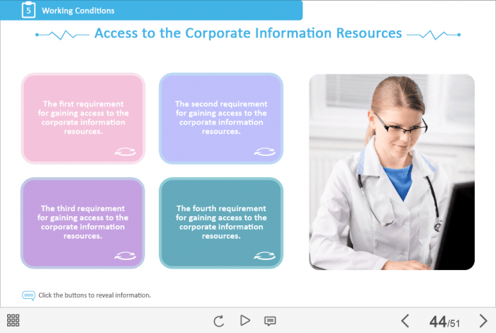 Medical Industry Welcome Course Starter Template — Adobe Captivate-47706