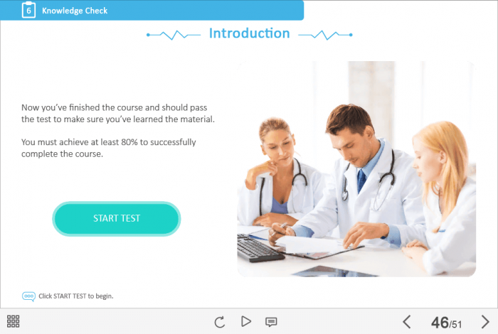 Medical Industry Welcome Course Starter Template — Adobe Captivate-47707