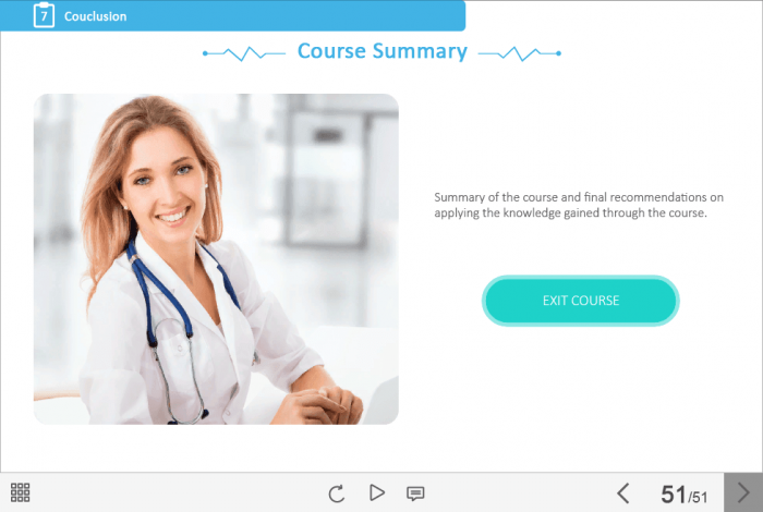 Medical Industry Welcome Course Starter Template — Adobe Captivate-47719