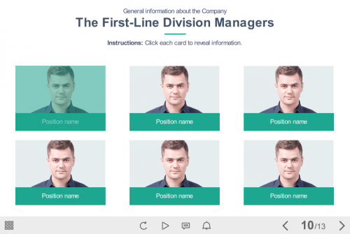 Cutout Man Face — e-Learning Templates for Articulate Storyline