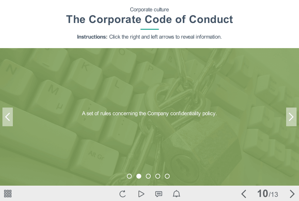 Green Background Slideshow — e-Learning Templates for Articulate Storyline Green Background Slideshow — e-Learning Templates for Articulate Storyline