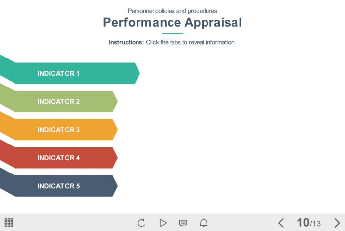 Colored Tabs — e-Learning Templates for Articulate Storyline
