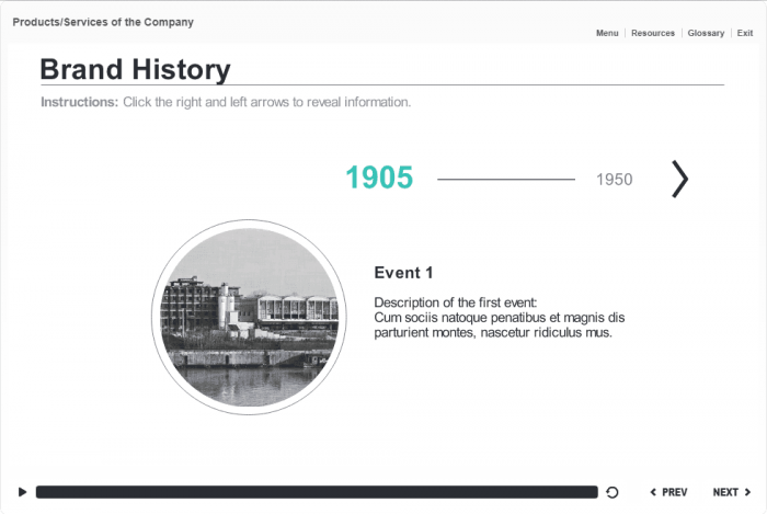 Brand History Timeline — Storyline Template-0
