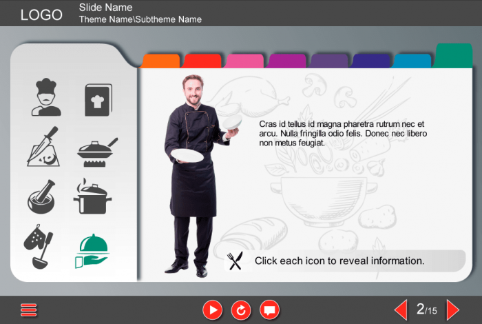 Chef's Tabs — Storyline Template-48158