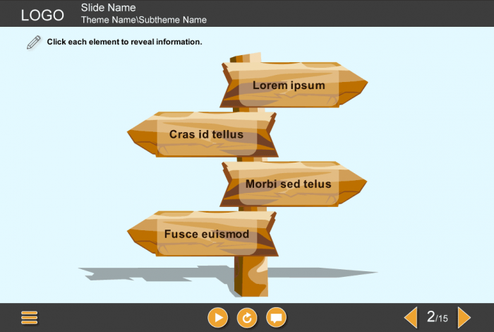 Wooden Signpost — Storyline Template-0