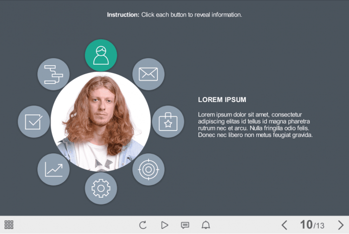 Circle Buttons — Download Storyline Templates