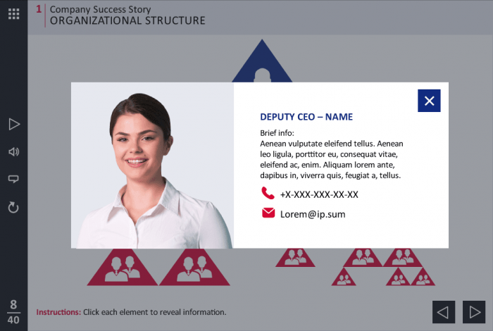 Pop Up Employee Card — eLearning Storyline Templates