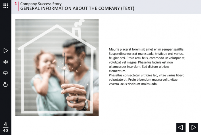 Slide with Text and Image — eLearning Articulate Storyline Templates