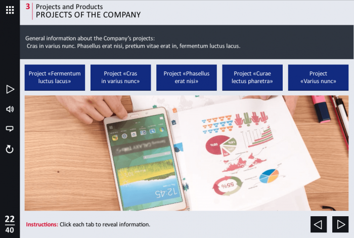 Banking / Financial Industry Welcome Course Starter Template — Articulate Storyline-48724