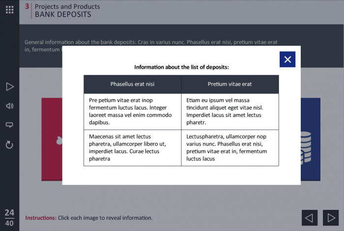 Banking / Financial Industry Welcome Course Starter Template — Articulate Storyline-48730