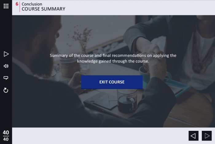 Banking / Financial Industry Welcome Course Starter Template — Articulate Storyline-48765
