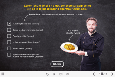 Cutout Chef — Articulate Storyline Template