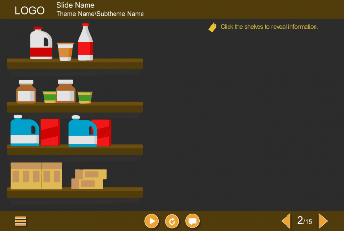 Clickable Shelves — Storyline Template-0
