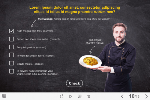 Chef Cutout Picture — Download Lectora Publisher Templates