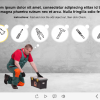 Cutout Man Crouching — Download Lectora Publisher Templates
