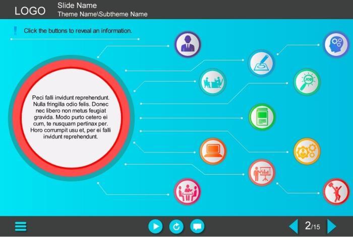 Round Buttons — eLearning Storyline Templates