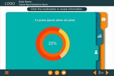 Infographics Slide — eLearning Articulate Storyline Templates