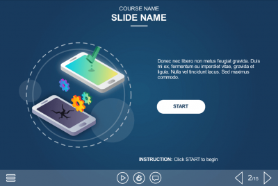 Start Slide — Articulate Storyline Template