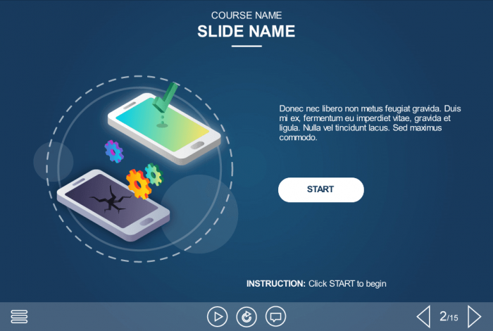 Start Slide — Articulate Storyline Template