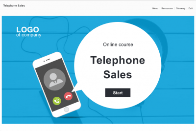 Telephone Sales Course Starter Template — Articulate Storyline-0