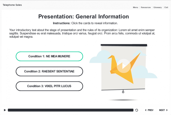 Slide with Tabs — eLearning Storyline Templates