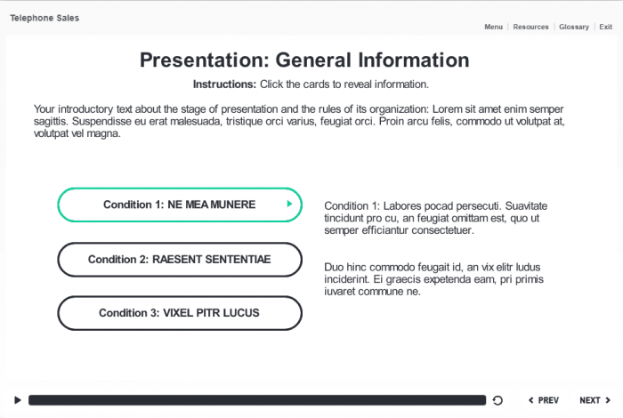 Tabbed Slide — eLearning Articulate Storyline Templates