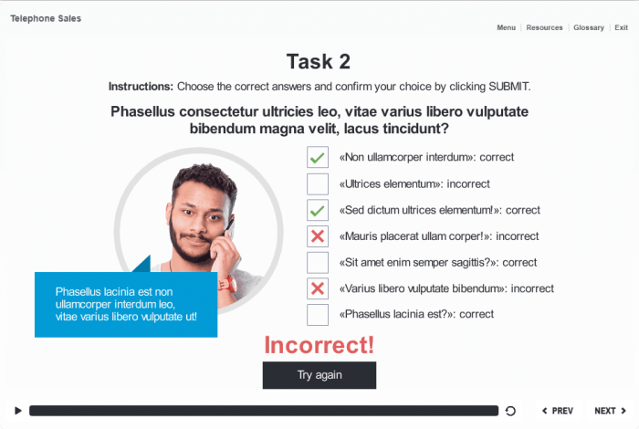 Multiple Choice Quiz — Download Articulate Storyline Templates