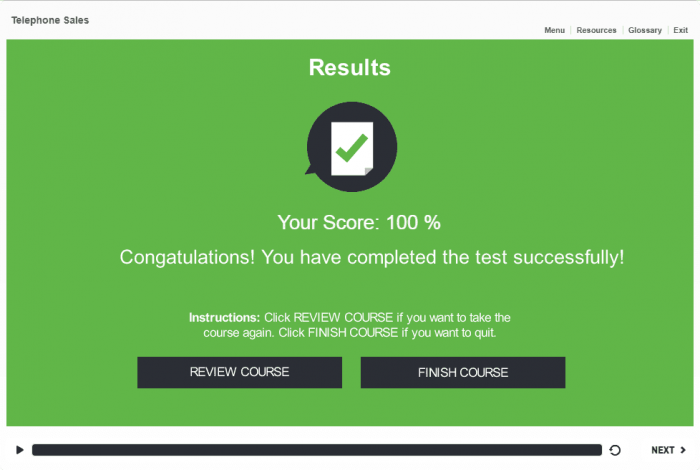 Test Results — Download Articulate Storyline Templates