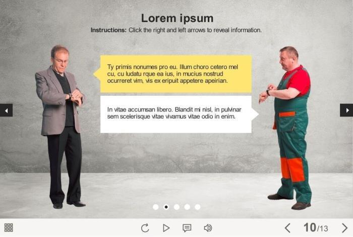 Cutout Repairman — eLearning Articulate Storyline Templates