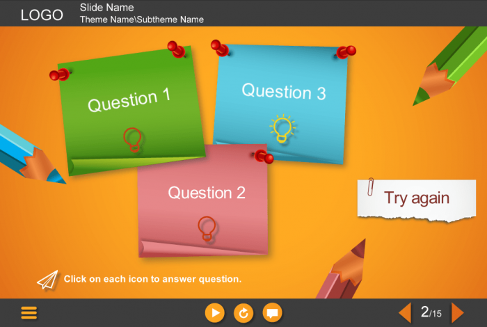 Quiz Results — eLearning Articulate Storyline Templates