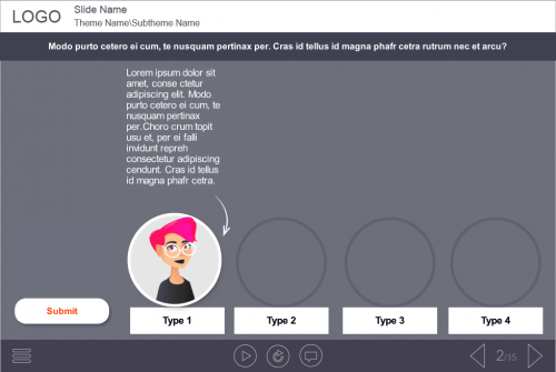 Vector Character — Articulate Storyline Template