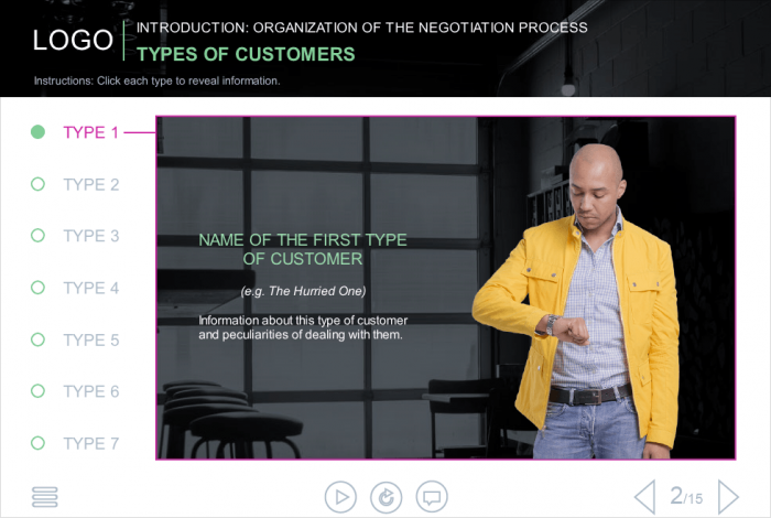 Cutout Man Looking at Watches — Download Storyline Templates