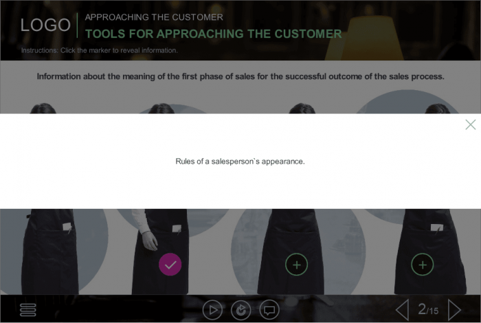 Pop-up Message — eLearning Articulate Storyline Templates