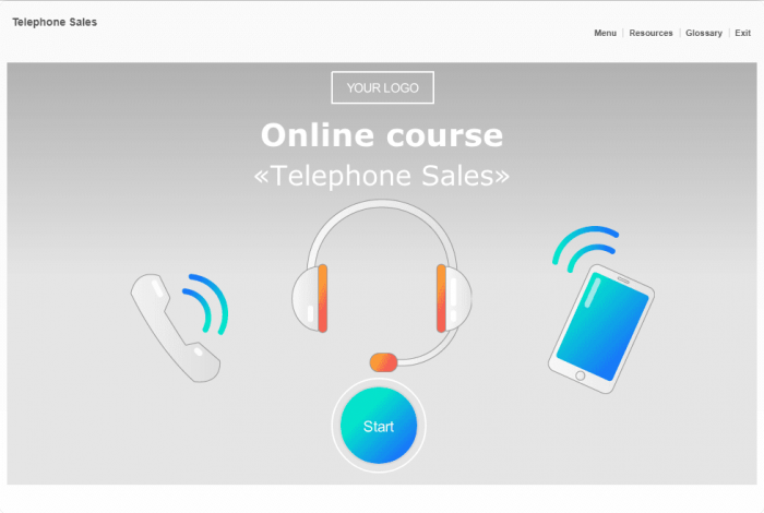 Phone Sales Course Starter Template — Articulate Storyline-0