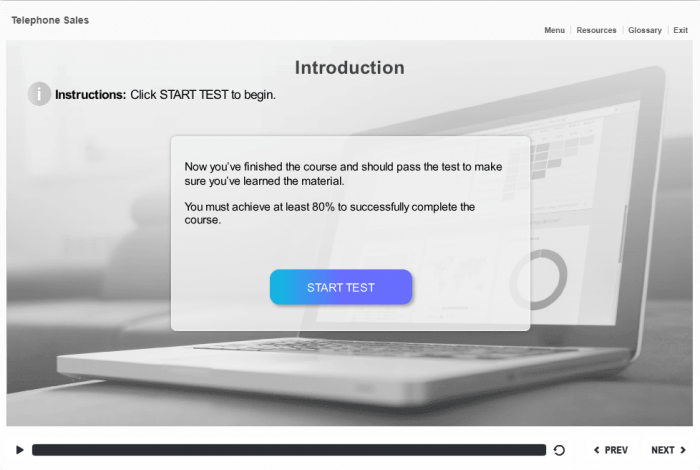 Testing Part — eLearning Articulate Storyline Templates