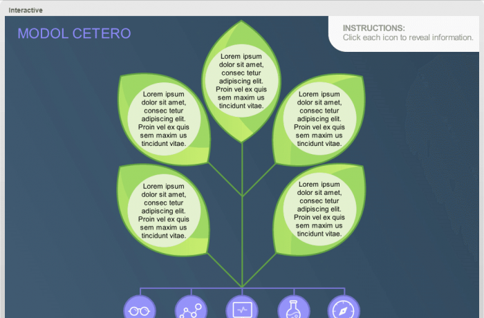 Leaves with Learning Materials — eLearning Articulate Storyline Templates