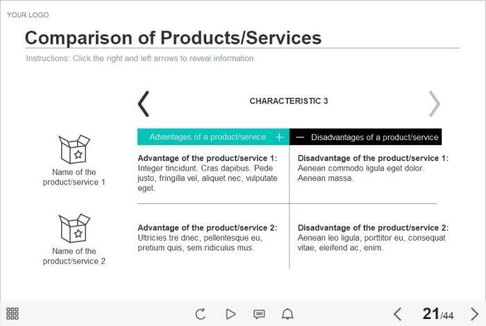 Company`s Products / Services Course Starter Template — Trivantis Lectora-49598