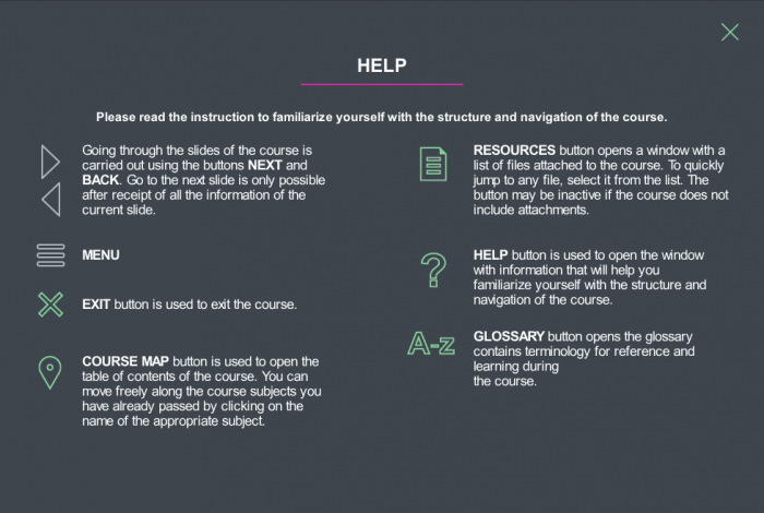 Help Menu — Download Articulate Storyline Templates