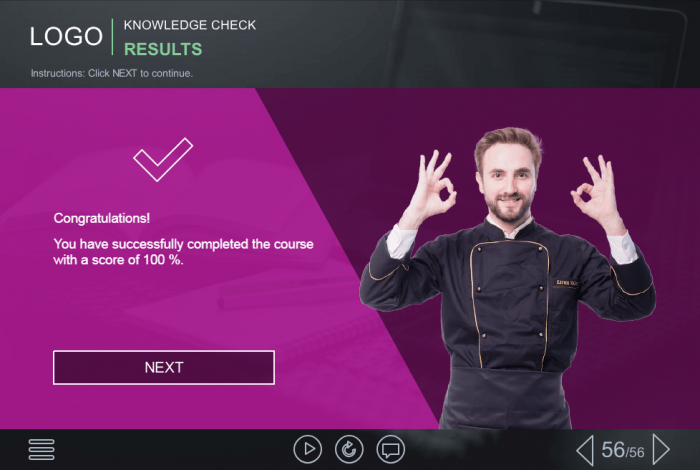 Effective Sales Course Starter Template for Food Industry — Articulate Storyline-49314