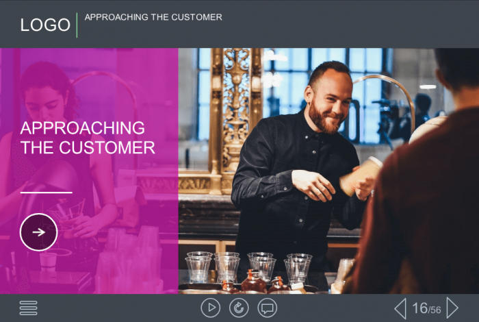 Effective Sales Course Starter Template for Food Industry — Articulate Storyline-49004