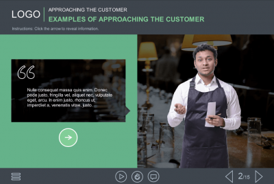 Cutout Waiter — eLearning Storyline Templates