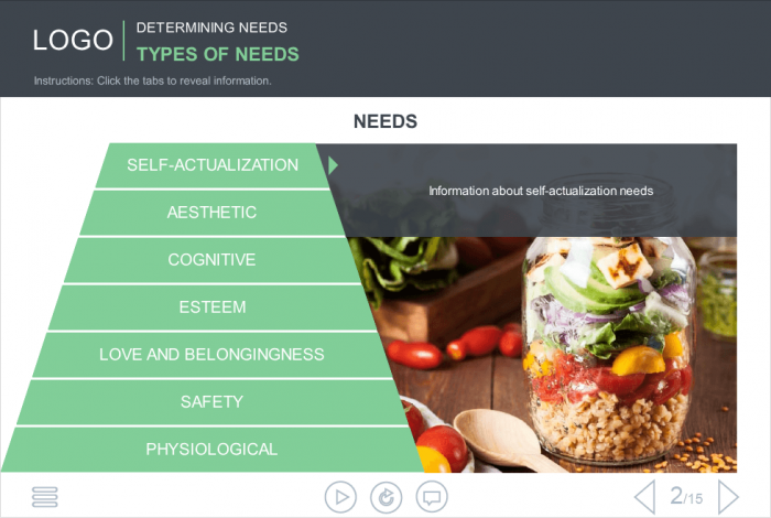 Green Buttons — eLearning Articulate Storyline Templates