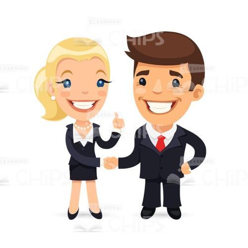 50 Business People — Vector Character Package -50176
