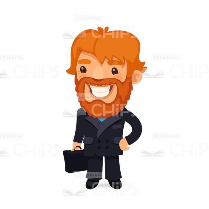 50 Business People — Vector Character Package -50178