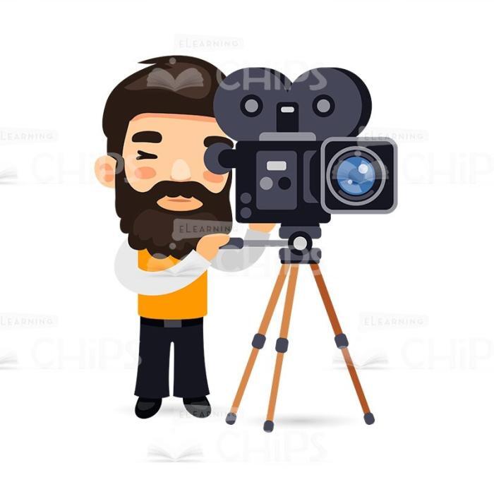 Videographers Vector Character Set-49947