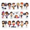 Videographers Vector Character Set-0