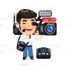 Videographers Vector Character Set-49938