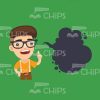 Vector Characters with Speech Bubbles Set-49881