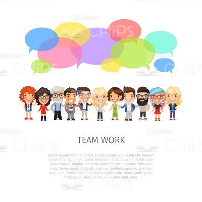 Team Work Collage Infographics-0