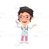 50 Flat Cartoon Doctors — Vector Character Package -50231
